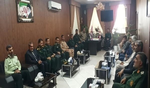 دیدار معاونان ستاد عتبات عالیات با فرمانده جدید انتظامی استان